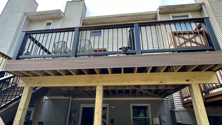 Open Deck With Stairs In Fairfax